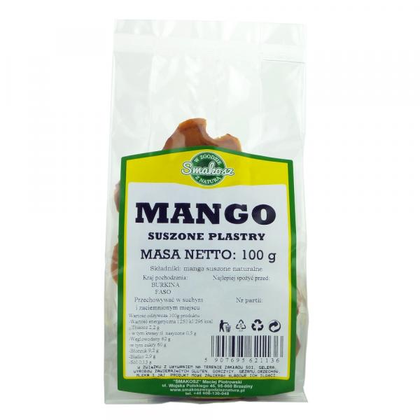 SMAKOSZ Mango suszone plastry 100g