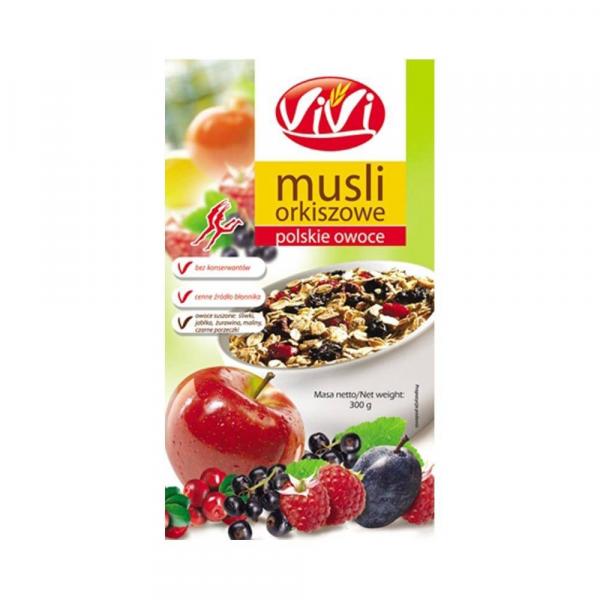 Vivi − Musli orkiszowe polskie owoce − 300 g