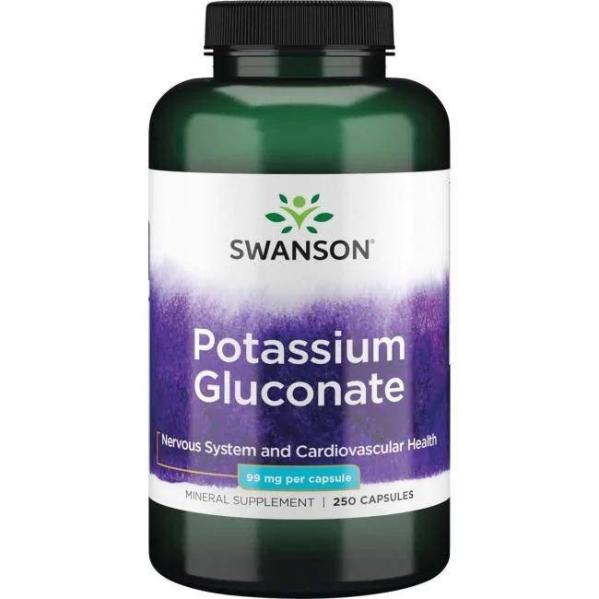 Potassium Gluconate 99mg (250 kaps.)