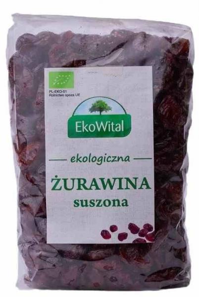 EkoWital − Żurawina suszona BIO − 500 g