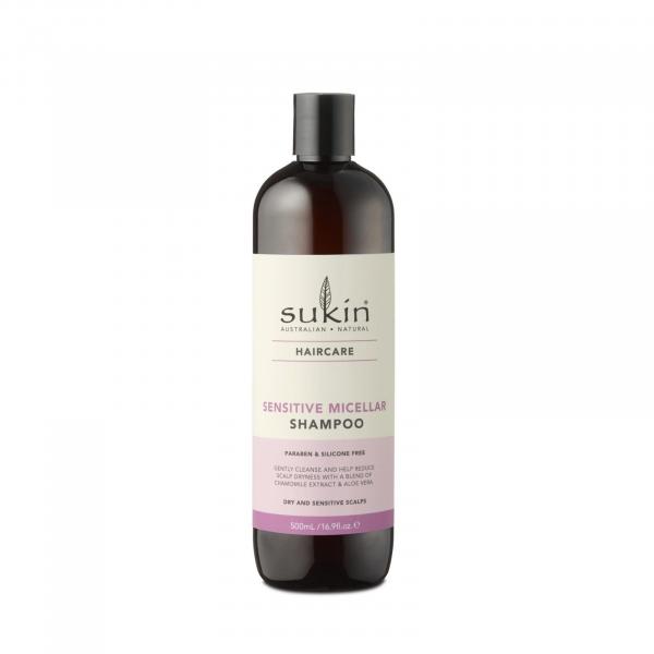 Sukin, SENSITIVE Delikatny szampon micelarny, 500 ml