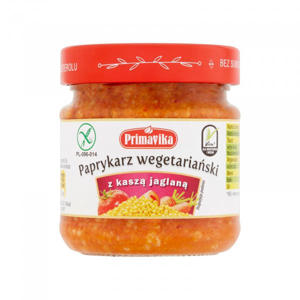 Paprykarz wegetariański z kaszą jaglaną 160 g