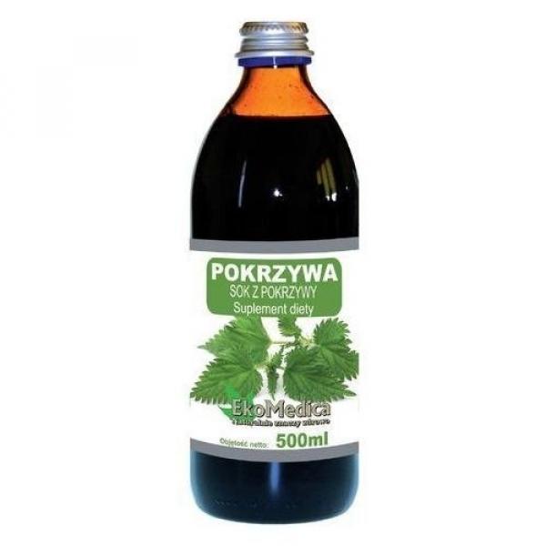 Ekamedica Pokrzywa 0,5 L Sok 100% 99,8%