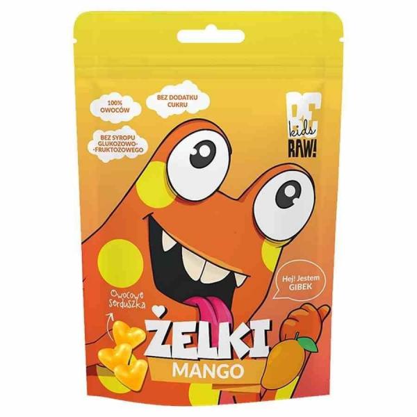 BeRAW! Kids Żelki Mango Marakuja 35g żelki dla dzieci