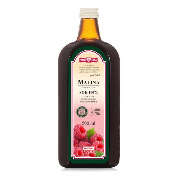 Polska Róża − Sok Malina 100% − 500 ml