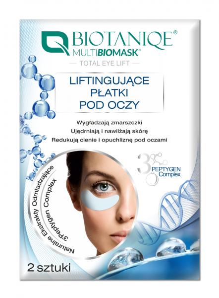 Multi BioMask, Total Eye Lift, Liftingujące płatki pod oczy, 2 szt