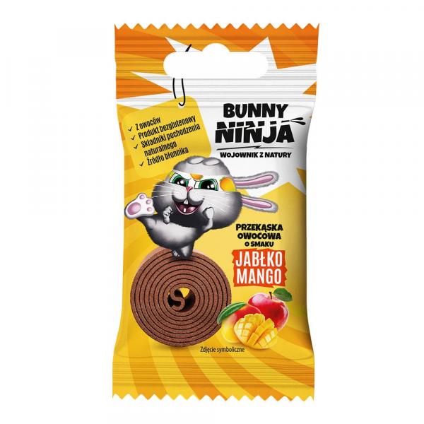 Bunny Ninja - Przekąska owocowa o smaku jabłko-mango 15g