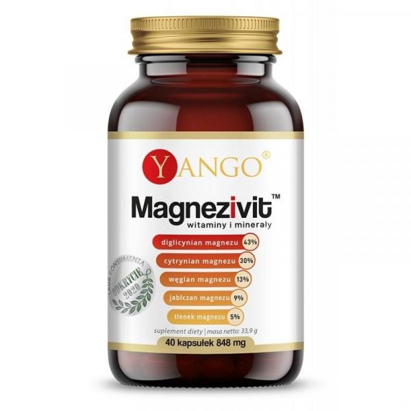 Yango Magnezivit 40 kapsułek zestaw magnezów