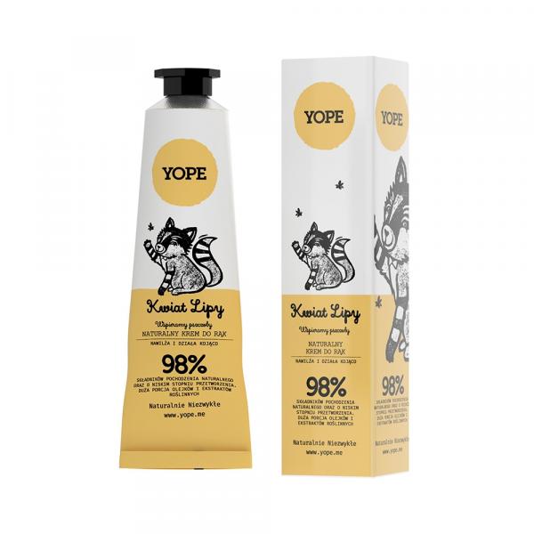 Yope - Naturalny krem do rąk Kwiat Lipy 50ml