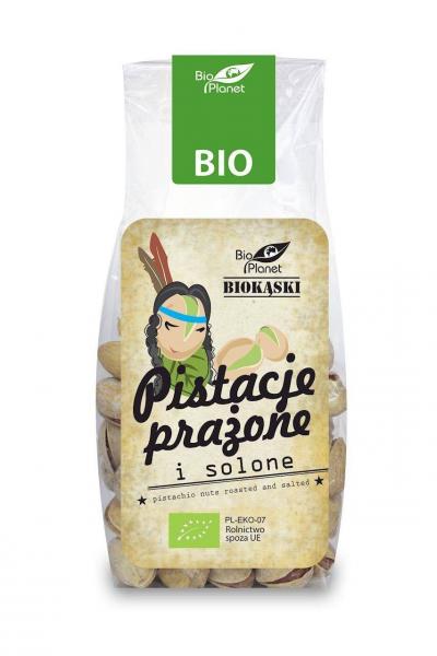 PISTACJE PRAŻONE I SOLONE BIO 100 g - BIO PLANET