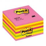 Kostka samoprzylepna 3M Post-it 2028-NP, 76x76mm/450k - cukierkowa różowa