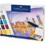 Farby akwarelowe Faber-Castell w kostkach - 36 kolory