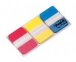 Zakładki indeksujące 3M Post-it (686-RYB) PP, silne, 25x38mm, 3x22k - mix kolorów