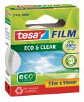 Taśma samoprzylepna TesaFilm Eco&Clear 19mm/33m - przezroczysta