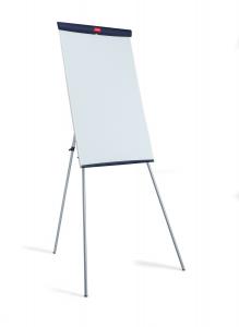 Flipchart magnetyczny ze stali lakierowanej Nobo Basic, na statywie