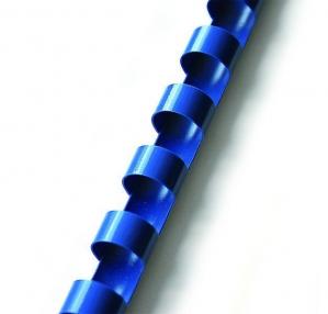 Grzbiety plastikowe do bindowania 51mm/50szt. - niebieskie