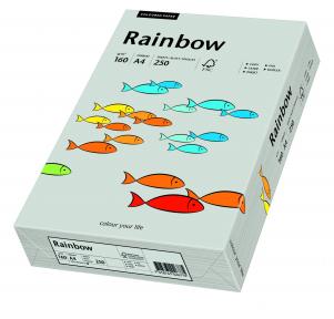 Papier kolorowy Rainbow A4 160g/250ark., nr 96 - szary