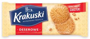 Ciastka Krakuski Deserowe z cukrem 200g