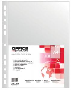 Obwoluta z folii A4 Office Products - groszkowa 40'' - 100szt.