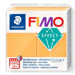 Masa plastyczna Fimo Effect kostka 57g - neon pomarańczowy