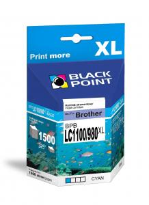 Atrament Black Point Brother LC1100/980XLC - cyan