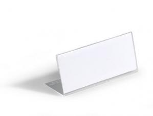 Identyfikator stołowy z akrylu 61x150 mm / 10 szt
