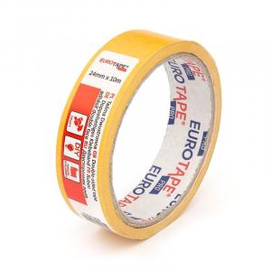 Taśma klejąca 24mm x 10m EuroTape - żółta