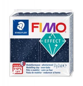 Masa plastyczna Fimo Effect kostka 57g - niebieski galaxy