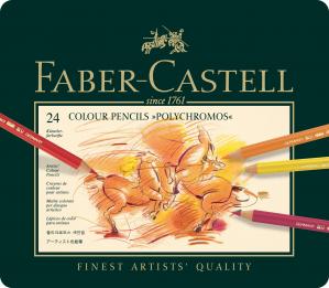 Kredki ołówkowe Faber-Castell Polychromos - 24 kolory