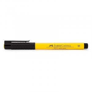 Pisak artystyczny Faber-Castell - PITT ARTIST PEN B - 107 - cadmium yellow /kadmowa żółć/
