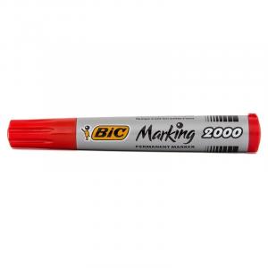 Marker permanentny Bic Marking 2000 ecolutions okrągły - czerwony