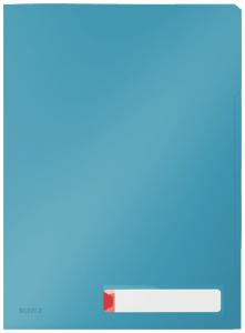 Obwoluta z folii Leitz Cosy A4 z 3 przegródkami - niebieska
