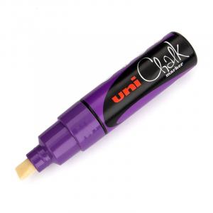 Marker kredowy Uni Chalk PWE-8K - fioletowy