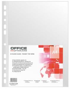 Obwoluta z folii A4 Office Products - krystaliczna 40'' - 100szt.