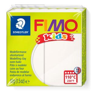 Masa plastyczna Fimo Kids kostka 42g - biały