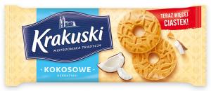 Ciastka Krakuski Kokosowe herbatniki 163g