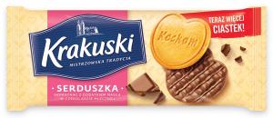 Ciastka Krakuski Serduszka 171g