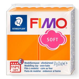 Masa plastyczna Fimo Soft kostka 57g - pomarańczowa