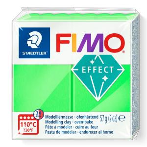 Masa plastyczna Fimo Effect kostka 57g - neon zielony