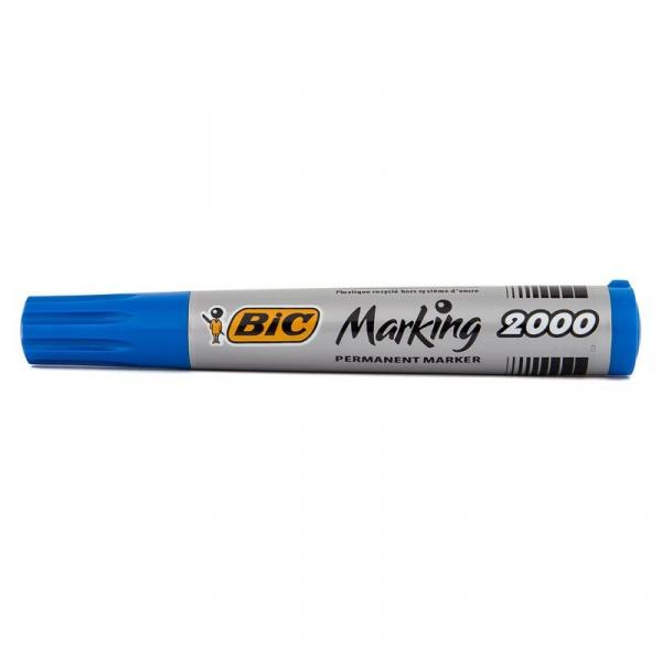 Marker permanentny Bic Marking 2000 ecolutions okrągły - niebieski