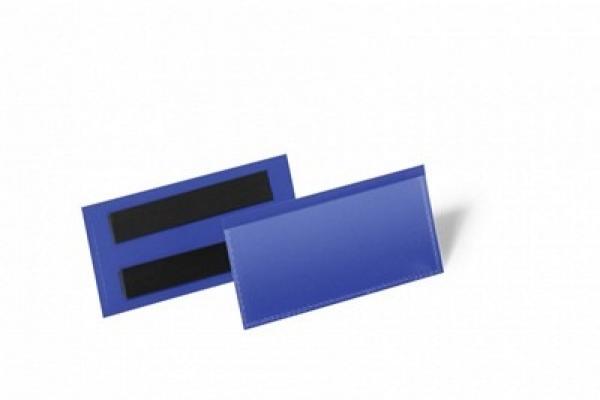 Magnetyczna kieszeń magazynowa Durable 100 x 38 mm granatowa - 50 sztuk