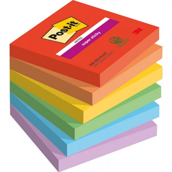 Notes samoprzylepny 3M Post-it 76x76mm/6szt. - paleta Playful