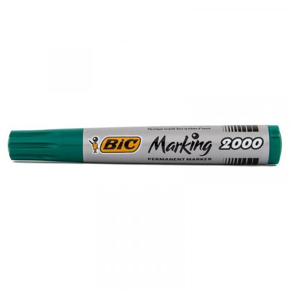 Marker permanentny Bic Marking 2000 ecolutions okrągły - zielony