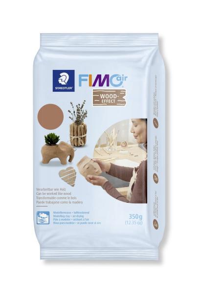 Masa plastyczna Fimo air light kostka 350g - drewno-efekt