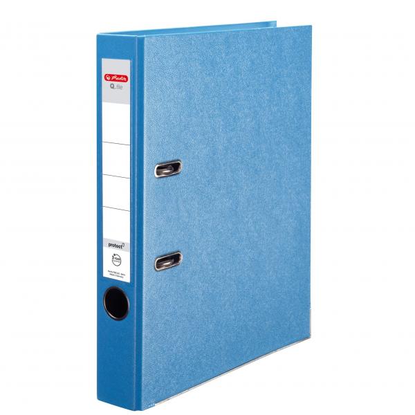 Segregator A4 Herlitz Q.file - 5cm - jasnoniebieski Aqua