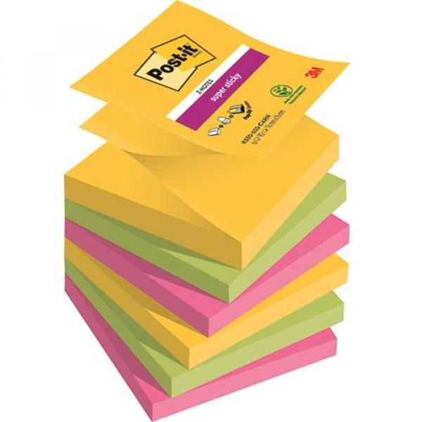 Notes samoprzylepny 3M Post-it Z-Notes 76x76mm/6szt. - paleta Carnival