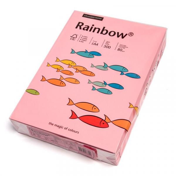 Papier kolorowy Rainbow A4 80g/500ark., nr 55 - różowy