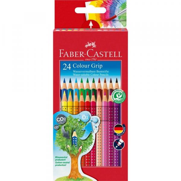 Kredki ołówkowe Faber Castell Grip 2001 - 24 kolory