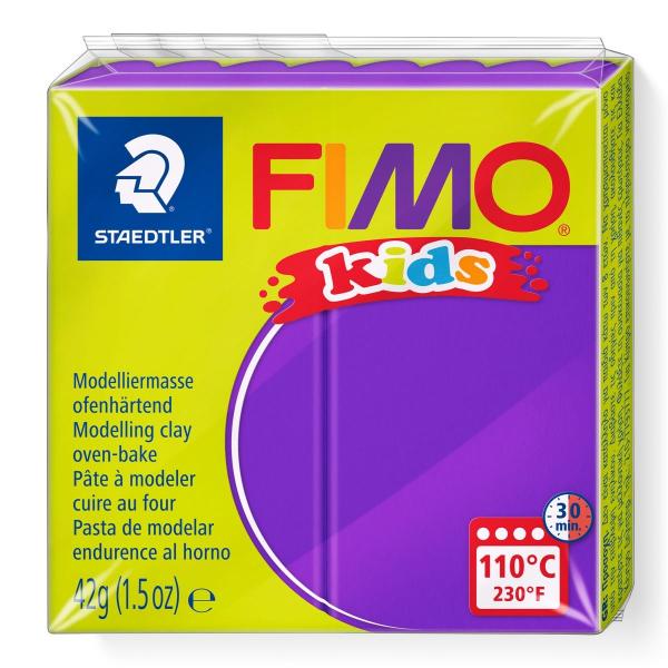 Masa plastyczna Fimo Kids kostka 42g - fioletowa