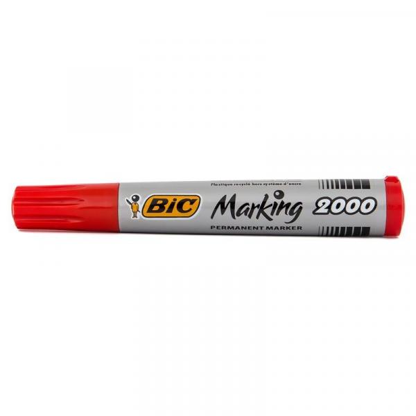 Marker permanentny Bic Marking 2000 ecolutions okrągły - czerwony